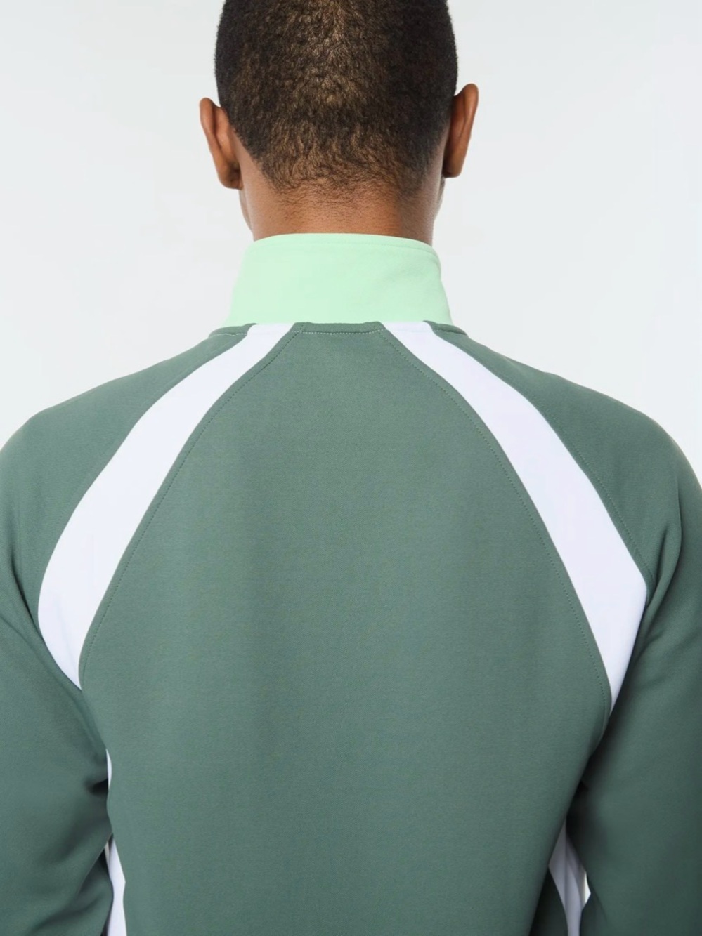 Sergio Tacchini Green and White Track Jacket